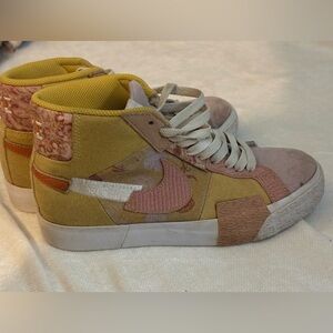 Nike SB Zoom Blazer Mid Premium Floral Paisley Sanded gold 4.5